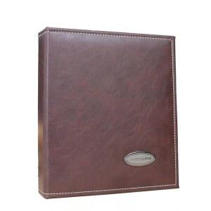 YUIPMHFD Large Leather Photo Albums Totaling 40 Sheet 80 Sides Scrapbook Wedding Guest Book DIY Memories Insert Album(흰색 화이트- five-pointed star4)