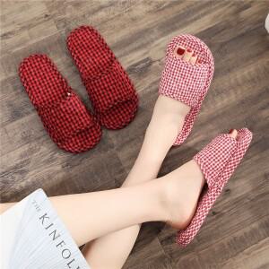 일본 새 천 단독 슬리퍼 침묵 실내 부드러운 단독 신발 봄, 가을, 겨울 여성 홈 시즌 Pantuflas De Mujer