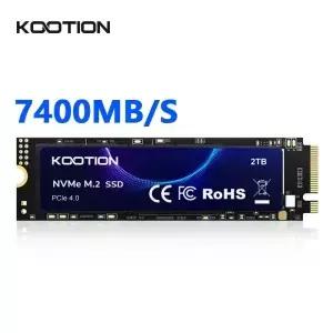 KOOTION X16Plus SSD M2 NVMe 2TB M.2 2280 Gen4 PCIe4.0 x 4 내장 솔리드 스테이트 드라이브 하드 PC PS5