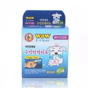 강아지 구강청결티슈 칫솔 치아 손가락티슈 반려동물 구취 45매