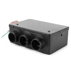 휴대용 자동차 히터 서리 제거 데미스터, 겨울용  난방 워머, 인테리어 3 홀, 12V, 50W
