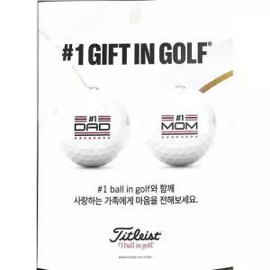 [타이틀리스트 정품] 2025 PRO V1 DAD 각인 가정의달 한정판 (화이트).