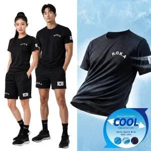 남여공용 아이스 쿨 로카 트레이닝 반팔티
