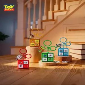 토이스토리 5 TOYSTORY 4구 라이트 키캡 키링 키체인 가방 키홀더 우디 버즈 알린 릴리패드 제시 랏소 키버튼 장식품 스트레스 해소 키보드 열쇠고리