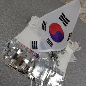 만국기 비닐 장식 태극기 개업식 촛불 운동회 체육대회 가랜드 필름