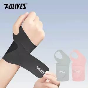 손목보호대 AOLIKES 1개 압박 손목 엄지 밴드 벨트 손목터널증후군 건초염 장갑