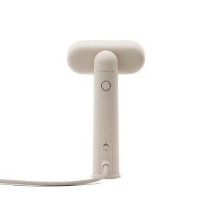 스티머리 여행용 스티머 서러스 라이트 1200W 스팀 출력 16g/분 18초 가열 휴대용 포장 가능 회전식 헤드 건식 기술(베이지)
