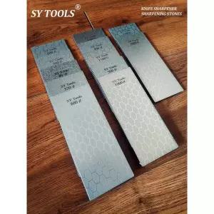 연마봉 야스리 Sy Tools 벌집 패턴 전기 다이아몬드 샤프닝 스톤 - 미끄럼방지 폼 뒷면 멀티 그릿80 -3000