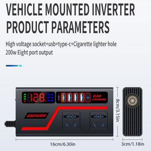 상업용 차량용 전원 인버터 트럭 충전기 자동차 충전 소켓 24V-220V 12V-110V 컨버터