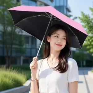 3단 암막 양우산 미니 햇빛가리개 양산 휴대용 우산