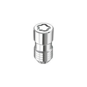 McGard Wheel Lock Premium 14 mm x 1.50 Thread Cone Seat Closed End Key Included Steel Chrome Set of