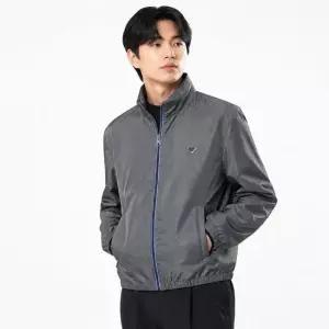 프라다 트라이앵글 로고 콘트라스트 파이핑 나일론 실버 캐주얼 남성 자켓 SGD130-1WQ9-F0V18