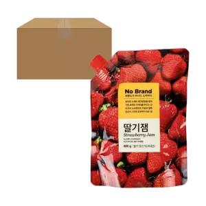 노브랜드 딸기 잼 800g (12개) 국내산 식빵 토스트 브런치 대량 구매