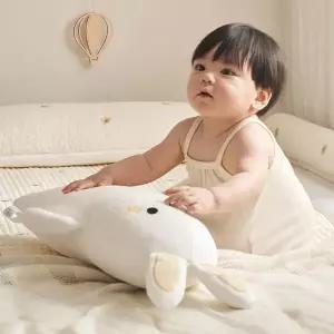 [린넨엔어너더]블랑 듀라론 냉감 아기 애착인형 토끼 유아 쿠션