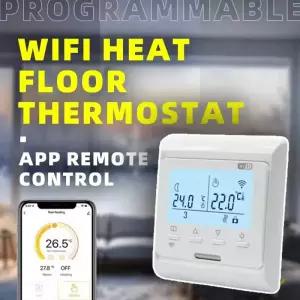 자동온도조절기 WiFi 바닥 난방 온도 조절기 220V 16A 전기 APP 원격
