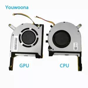 노트북쿨링팬 쿨러 Asus FA506 FA506IV FA706 TUF A15 F15용 새 오리지널 노트북 CPU GPU 쿨링 팬
