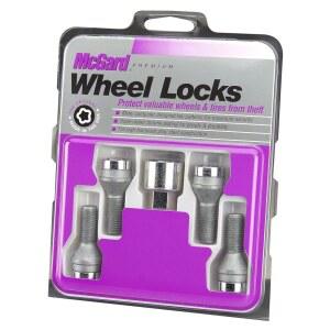 McGard 27179 Chrome Bolt Style Cone Seat Wheel Locks (M12 x 1.5) - Set of