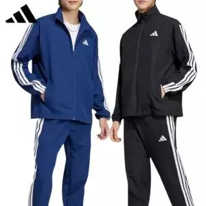 아디다스 3S 우븐 트랙수트 트레이닝복 상하의 세트 블랙 네이비