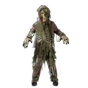 Spooktacular Creations Swamp Deluxe Skeleton Living Dead Zombie Costume for Halloween Monster Role-Playing