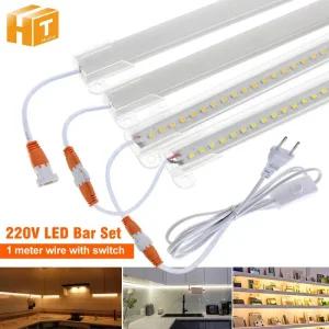 LED블럭바 6개 AC220V LED 바 세트 72LED 50cm SMD2835 3000K 4000K 5000K 실내 홈 디스플레이 Whindow 조