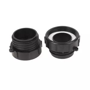 물탱크피팅 Schutz 밸브 1PC IBC 탱크 어댑터 62mm 나사~60mm 거친 나사 피팅 정원 물 커넥터