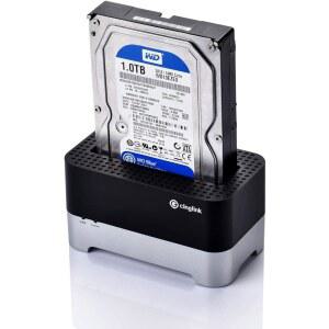 Cinolink USB to SATA 5인치 하드 드라이브 도킹 스테이션 2m 4피트 케이블 포함 HDD SSD 지원 최대 8TB 윈도우 PC 리눅스 안드로이드 TV PS4 Xbox One과 호환