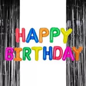 [mbeoRs66]은박풍선생일컬러풀+커튼블랙세트
