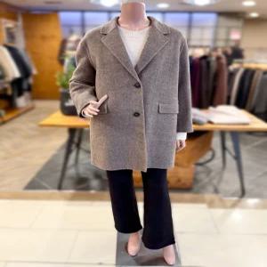 [올앤선드리]올앤선드리 체크싱글 핸드메이드코트 A5WAH814