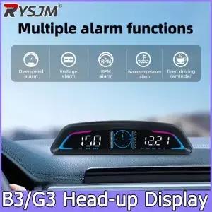 G3 GPS / B3 OBD HUD 디지털 자동차 속도계 헤드업 디스플레이 액세서리 자동 타코미터 수온계 스마트