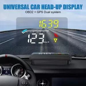 모든 차량용 윈드실드 프로젝터 자동차 HUD 속도계 M7 OBD GPS 헤드업 디스플레이 미니 전자 액세서리