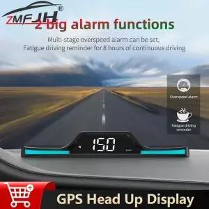 G5 차량용 GPS 속도계 HUD 헤드업 디스플레이 알람 기능 포함 모든 위성 수 속도 시계 온보드 컴퓨터