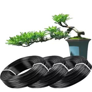 고강도 포도 유인선 와이어 블랙 줄 철사 2.0mm 고정용 지주 2.0mmx2500m 식물