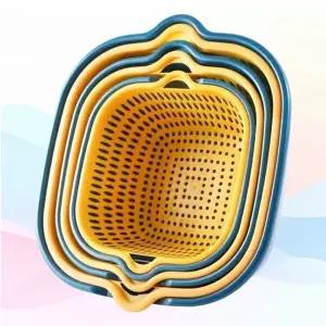 [하프클럽/]채반 바구니 물빠짐 펀칭볼바구니 쌀 과일 세척