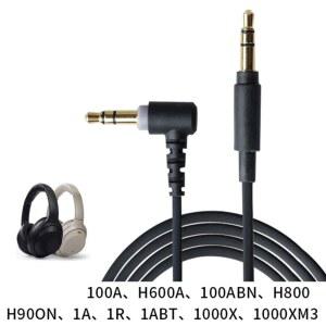 소니 WH-1000XM3 1000XM4 무선 헤드폰 용 3.5mm 헤드폰 케이블 코드 소음 감소 와이어 손실 와이어 교체 감소