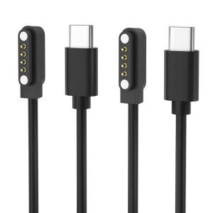 PLAUD 노트 AI 음성 녹음기용 가모렉 충전기 도금 충전기 교체용 2팩 프로용 USB-C 충전 케이블 코드(3.3피트/1M)