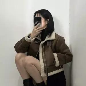 [하프클럽/셀러허브_여성트랜드패션]뽀글이 숏 여자 블랙 브라운 아우터] [2