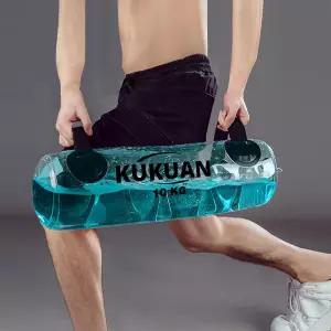 쿠쿠안 워터백 트레이닝 케틀벨 0kg/20kg/35kg 코어 근력 훈련 근육 강화 물 무게 심플한 디자인 덤벨 측정