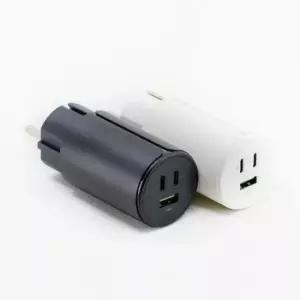 파츠 (P)멀티 3포트 GaN PD PPS USB 고속 충전기(화이트/이엘) 65W
