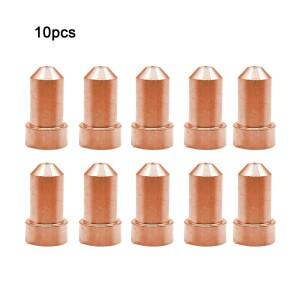 10PCS KP28443 Plamsma 노즐 팁 키트 Tomahawk 1000 LC65 토치 황동 호환용접 플라즈마 커터 납땜 호환 호