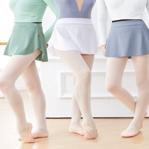 여성호환용 발레 연습 스커트 레이어링 댄스 짧은  교사 훈련호환용 요가 체조 성인 공연
