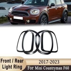 헤드라이트/테일 라이트 쉘 커버 링 장식 트림 스티커 MINI Countryman Cooper F60 One JCW 2017-2023 /