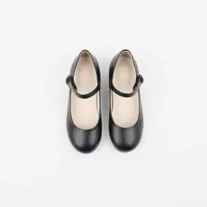 [앙뉴](강남점) 핸스 블랙 여아구두 데일리 학생구두 160~220mm / 굽높이2cm