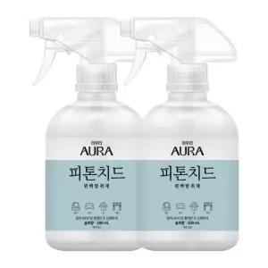 아우라 피톤치드 500ml 숲속향 x 2개 .