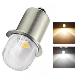 1pc P13.5S 기본 LED 소형 램프 DC 3V 4.5V 6V 12V 18V 1SMD 따뜻한 흰색 손전등 교체 전구 횃불 작업 조명