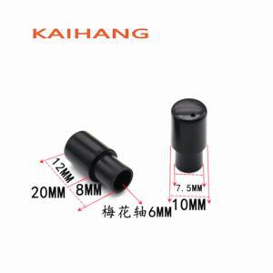 10PCS 10×20MM 플라워 샤프트 전위차계 인코더 스위치 캡 전력 증폭기 오디오 볼륨 조정 손잡이