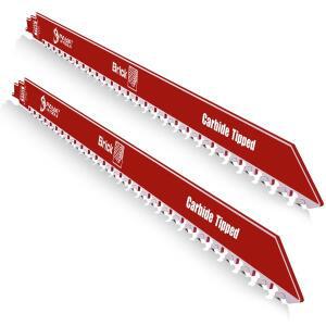 PAYA 2PCS-PACK 16인치 400MM 2TPI 탄화물 팁이  왕복톱날(벽돌, 타일, 석조, 시멘트 절단용)