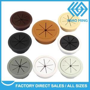 1개 53mm / 60 PC 컴퓨터 책상용 ABS & 고무 그로밋 테이블 정리용 와이어 홀 커버 캡 플러그 모든 색상