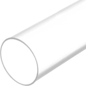 플라스틱 파이프 경질 폴리카보네이트 원형 튜브 투명, 모델, 배관용 - 1.37x1.5'(35x38mm), 길이