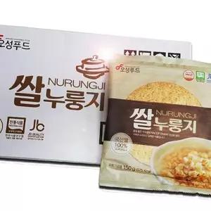(올핀)오성푸드 쌀누룽지 150g x 20봉 노인 아침 대용식 쌀밥