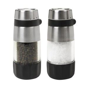 OXO 소금 후추 그라인더 세트, 스테인리스 스틸